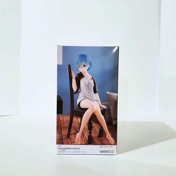 New Banpresto Re: Zero Figure REM Relax Time T-Shirt Figure 20cm Japan Toreba - Picture 4 of 5